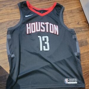 James Hardwn Houston Rockets Nike Black Dri-FIT Jersey